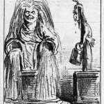 Caricature : "On assure que le puits de Grenelle dessèche de jalousie devant le succès de son voisin, le puits de Passy".